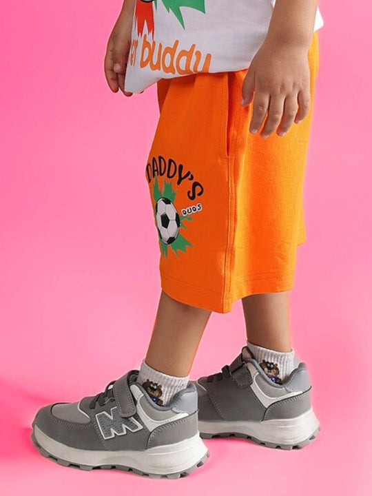 BUDDY SHORTS FOR BOYS & GIRLS (ORANGE)