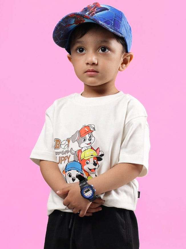 BRUNO OVERSIZED T-SHIRT FOR BOYS & GIRLS (OFF WHITE)