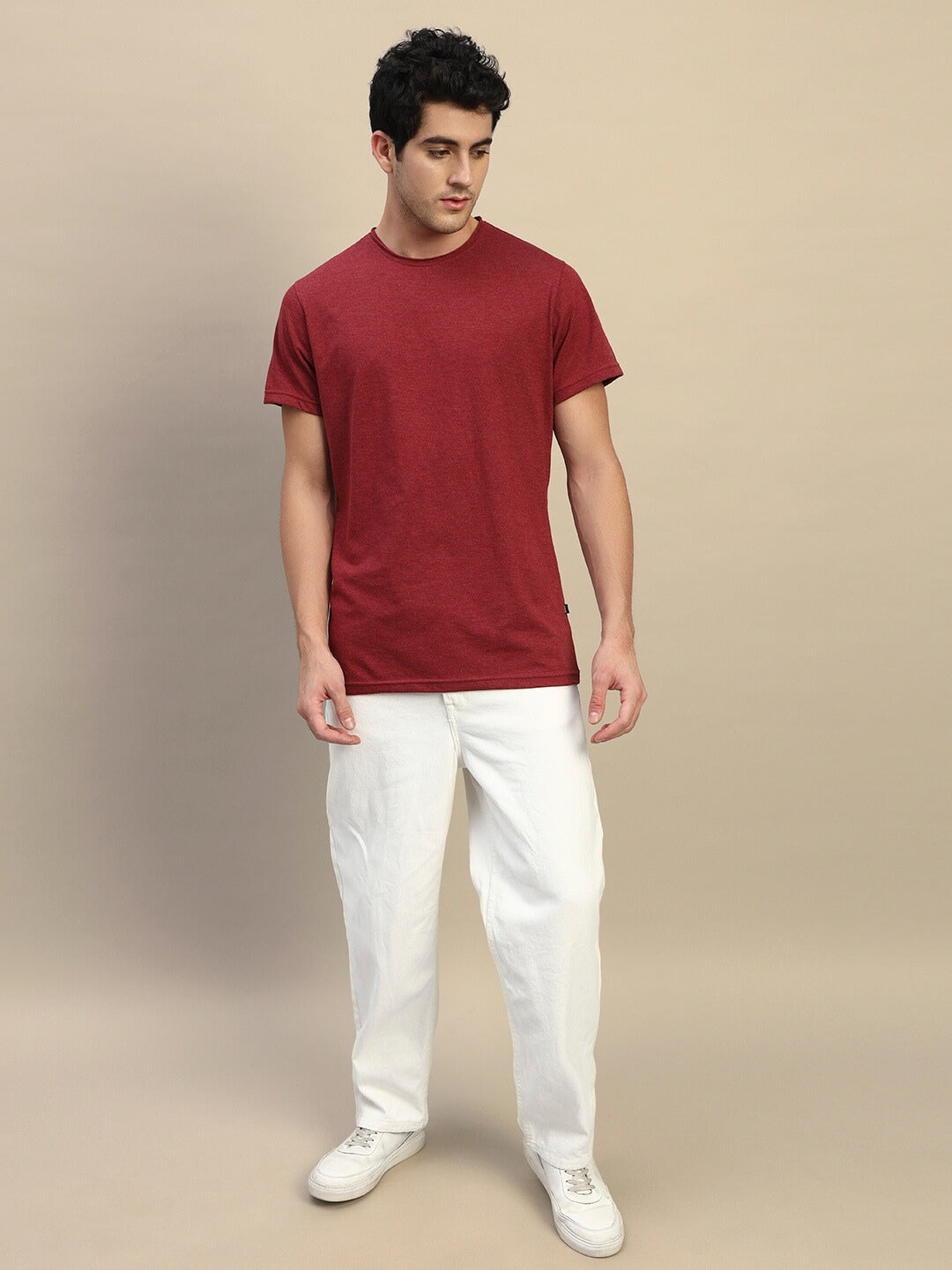 ELEX REGULAR FIT T-SHIRT (MAROON)