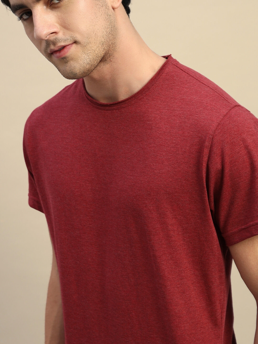 ELEX REGULAR FIT T-SHIRT (MAROON)