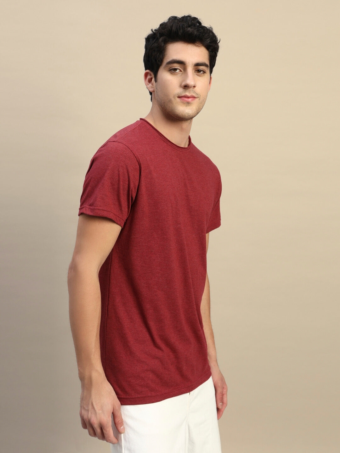 ELEX REGULAR FIT T-SHIRT (MAROON)