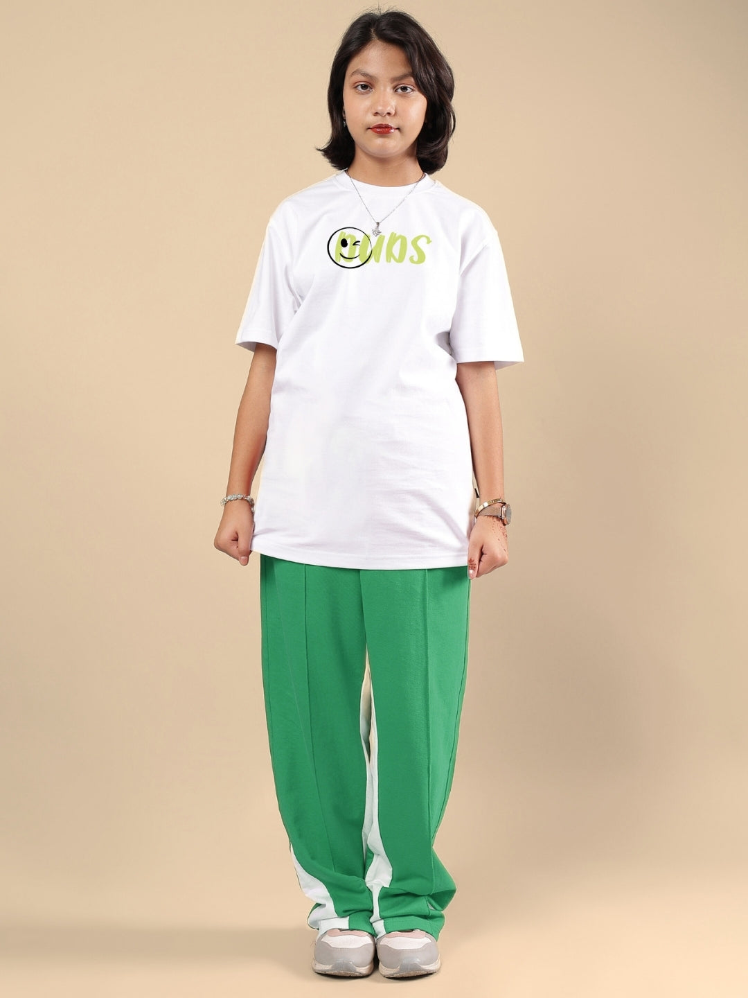 JUST WANNA BE T-SHIRT FOR BOYS & GIRLS (WHITE)
