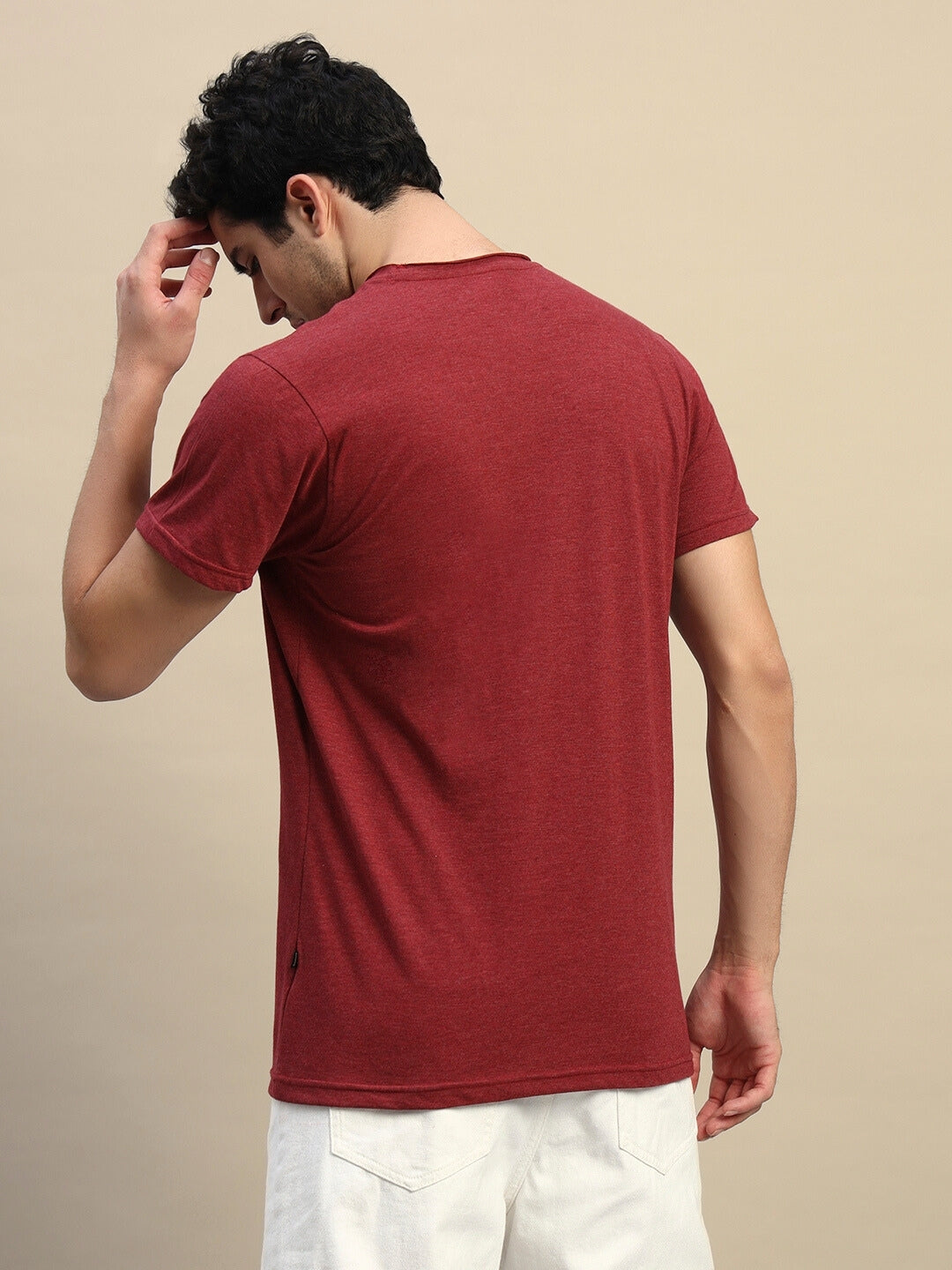 ELEX REGULAR FIT T-SHIRT (MAROON)