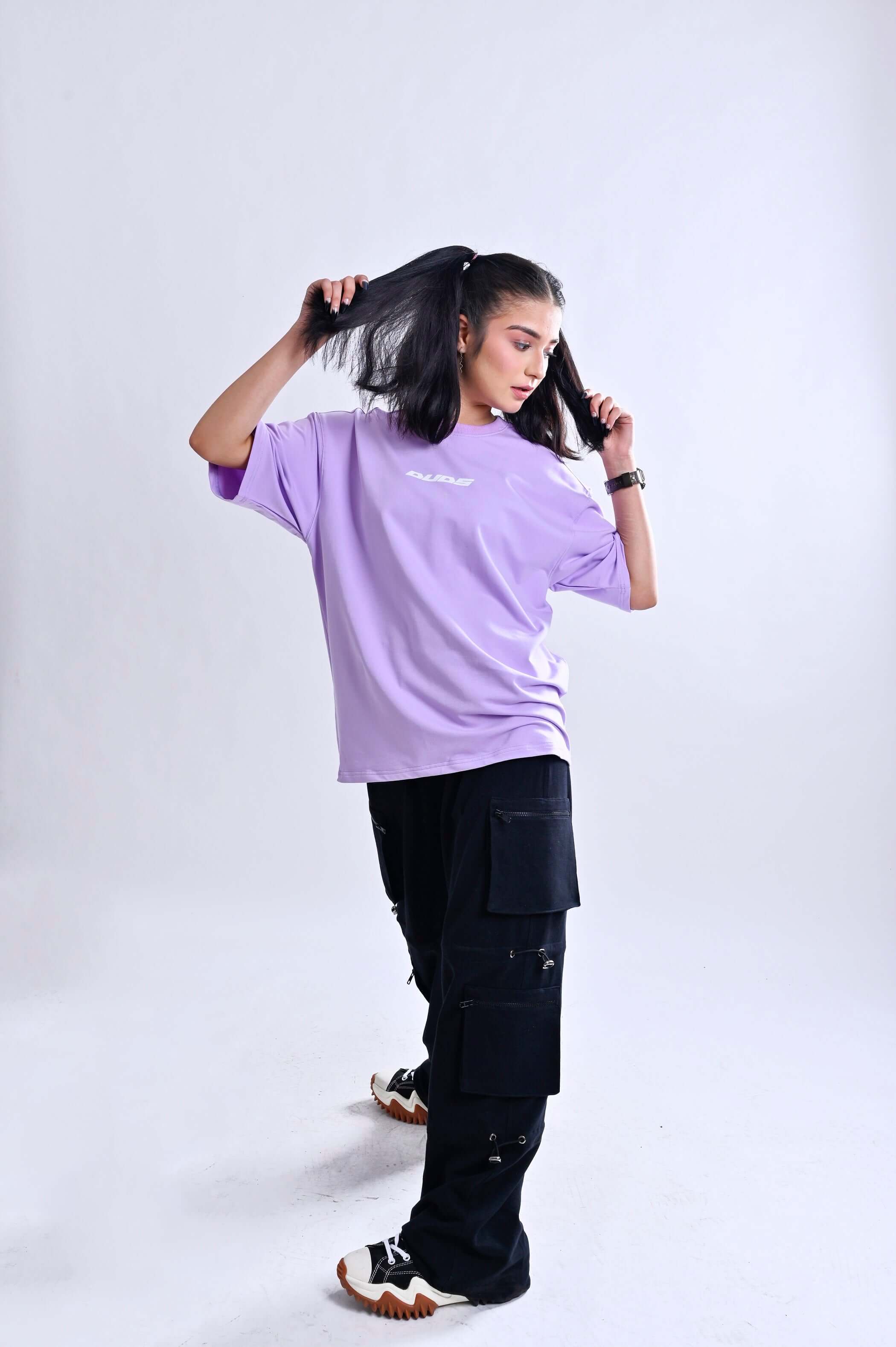 Art as a Mirror Over-Sized T-Shirt (Lilac) - Wearduds
