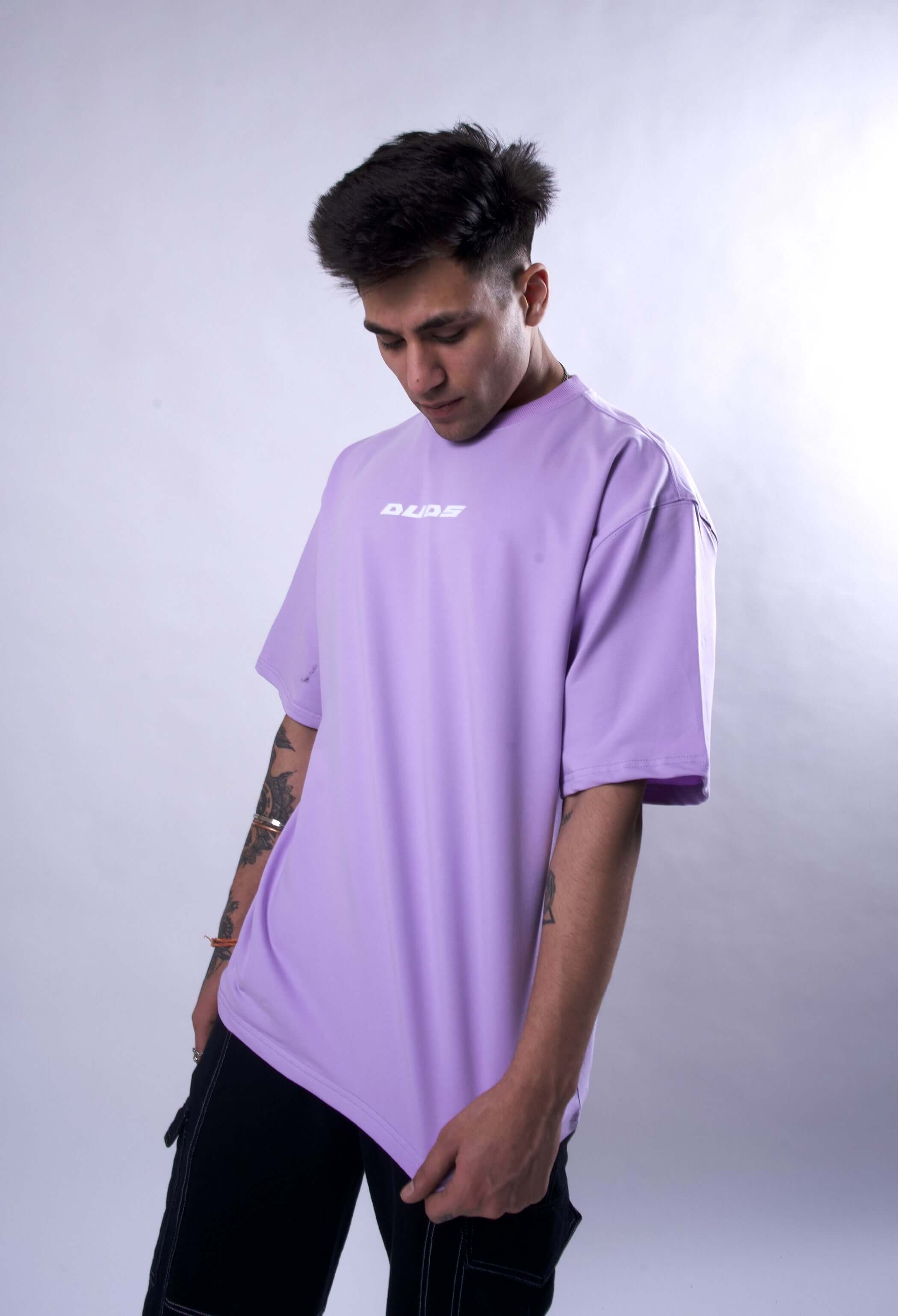 Art as a Mirror Over-Sized T-Shirt (Lilac) - Wearduds