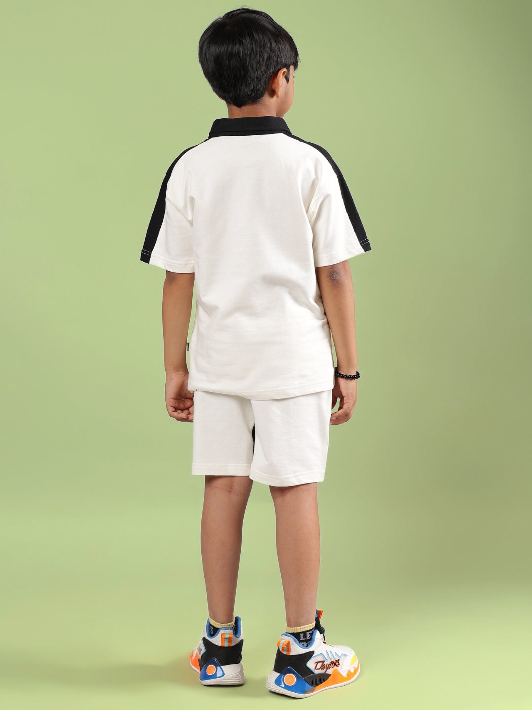 SPLINTER SUMMER CO-ORD FOR BOYS & GIRLS (OFF WHITE)