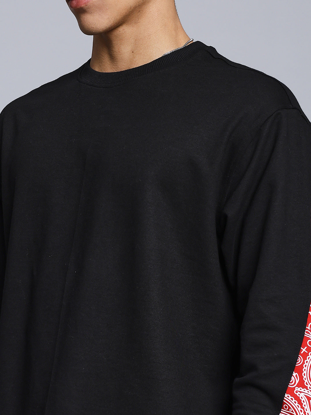 ZONEX SWEATSHIRT (BLACK RED)