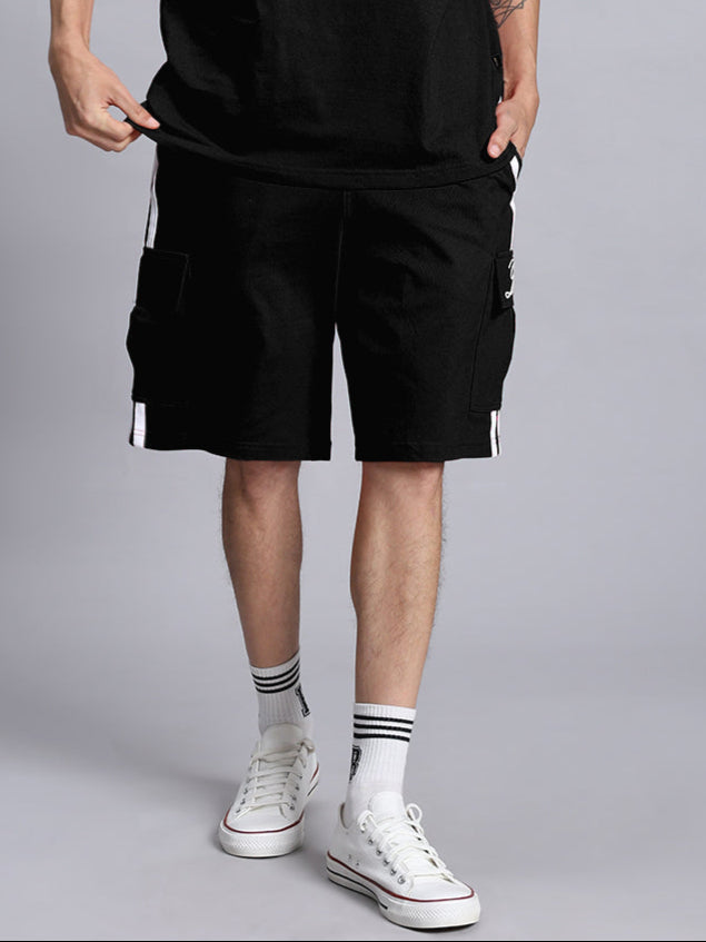 SCOTIA REGULAR FIT SHORTS (BLACK)