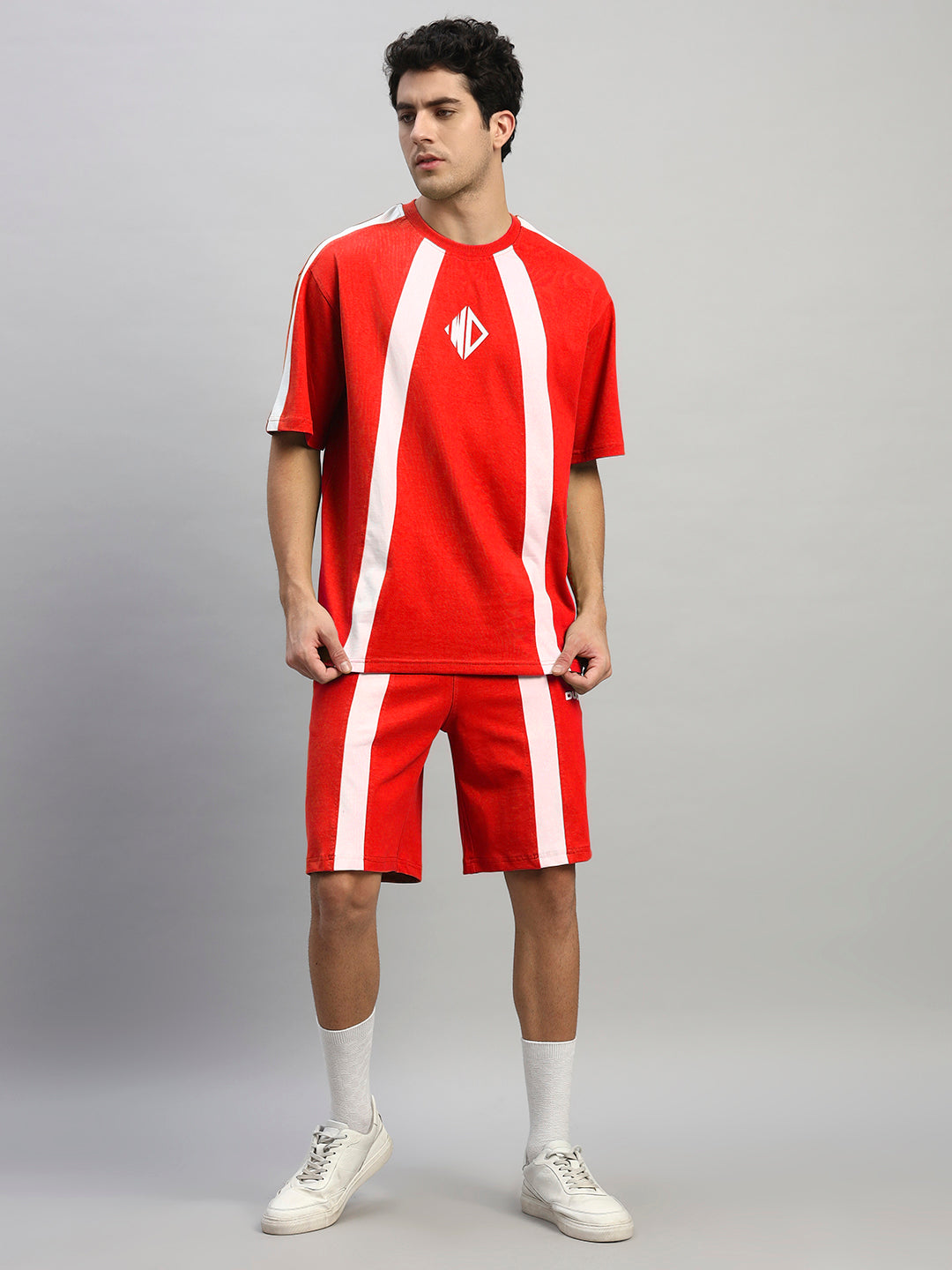 WIDELINE SUMMER CO-ORD SET (RED)