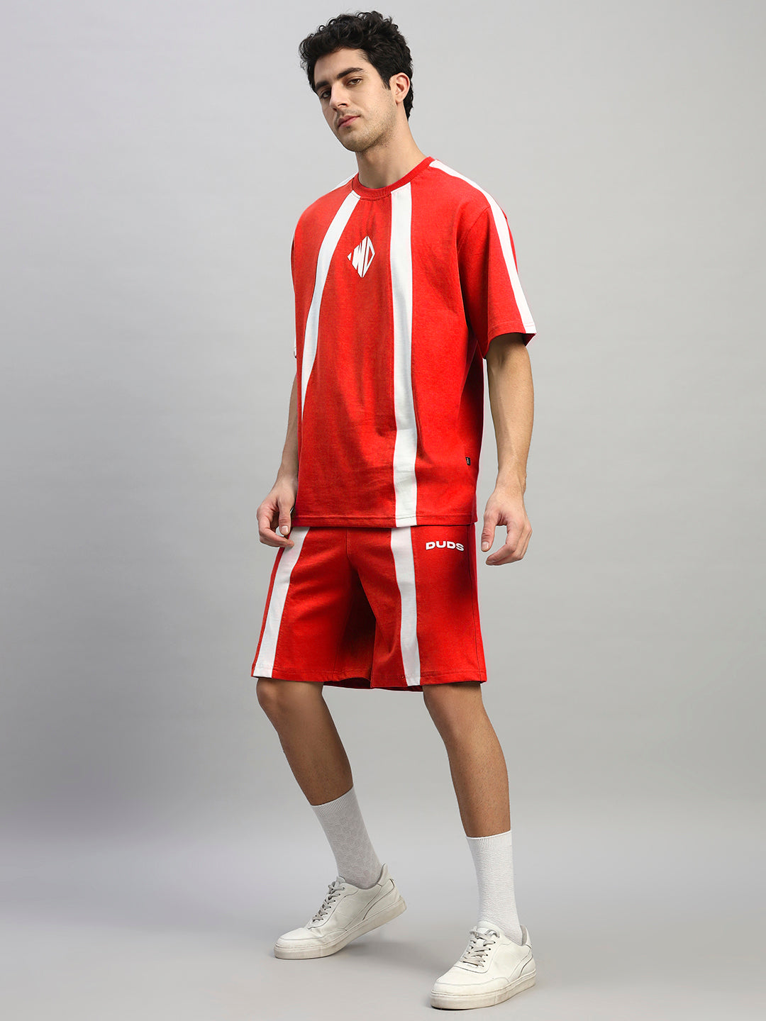 WIDELINE SUMMER CO-ORD SET (RED)