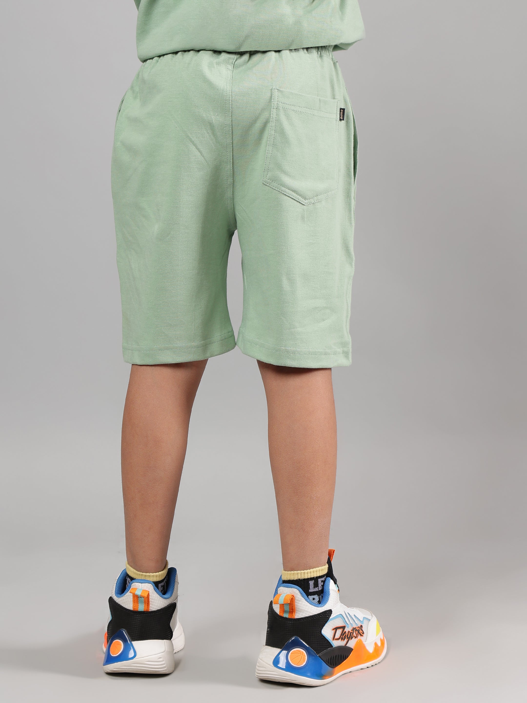 PRAY & PEACE SHORTS FOR BOYS & GIRLS (NYANZA GREEN)