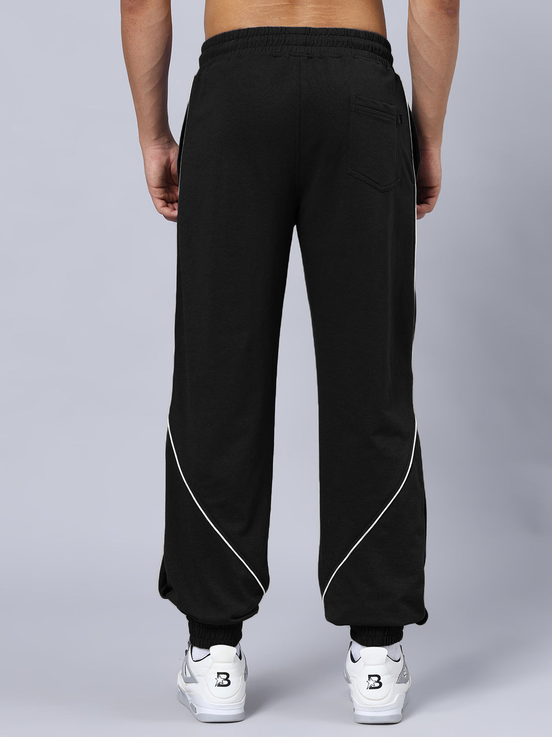 BROSSFINE CONTRAST JOGGERS (BLACK)