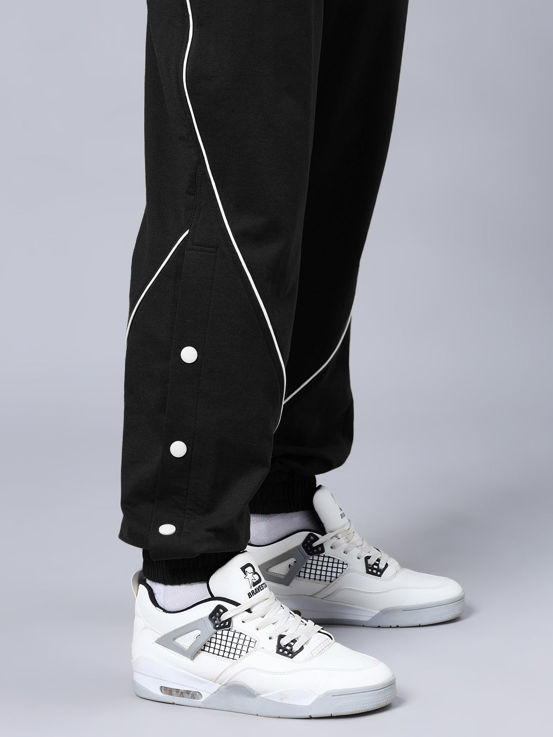 BROSSFINE CONTRAST JOGGERS (BLACK)