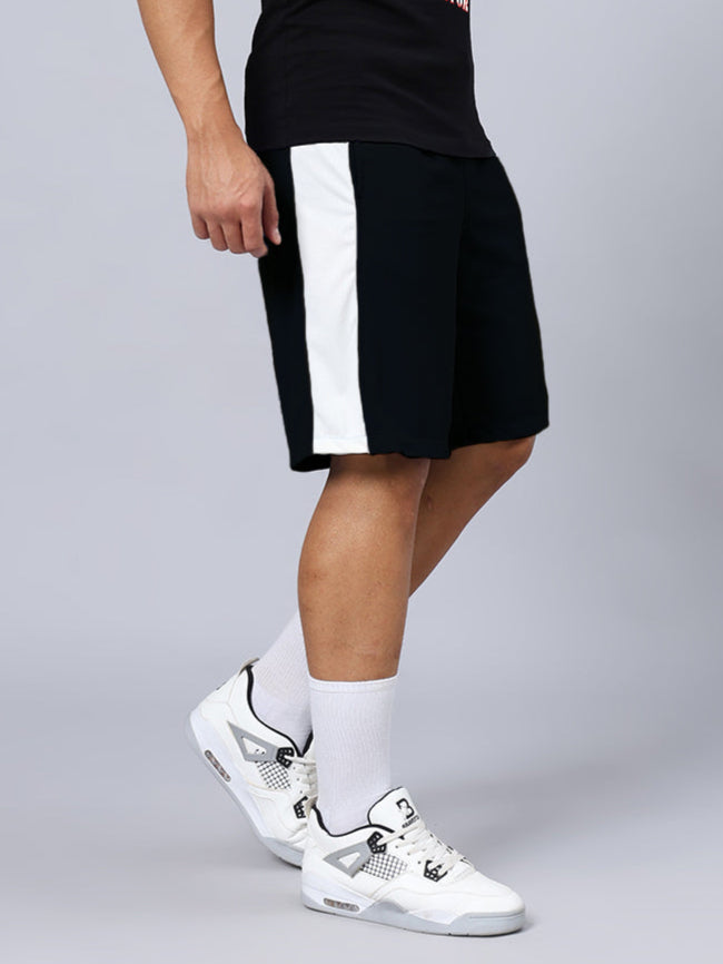 CRUNCH REGULAR FIT SHORTS (BLACK)