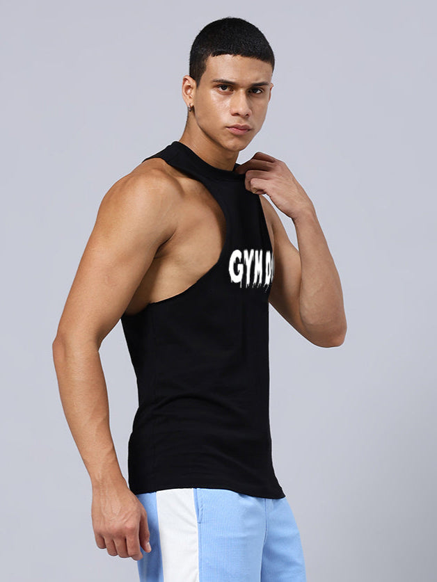 CRUNCH GYM T-SHIRT (BLACK)