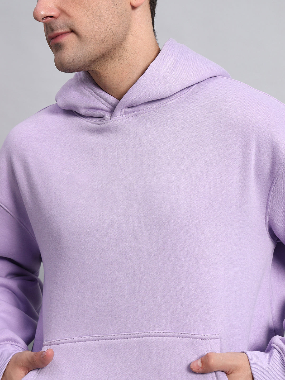 SOLID OVERSIZED HOODIE