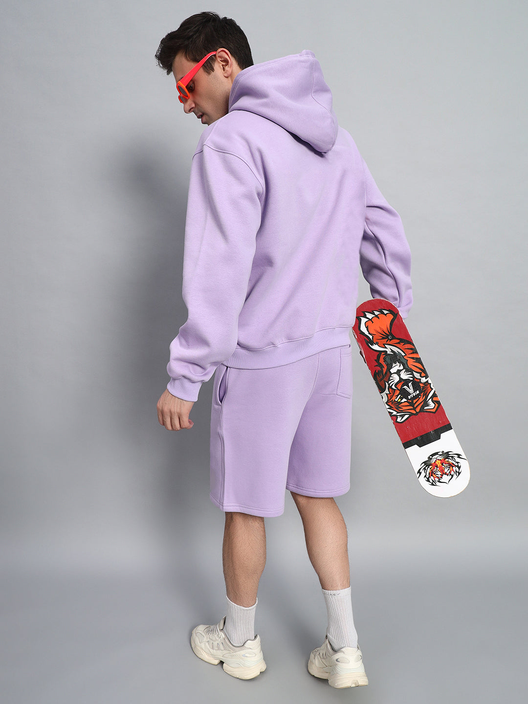 SOLID OVERSIZED HOODIE