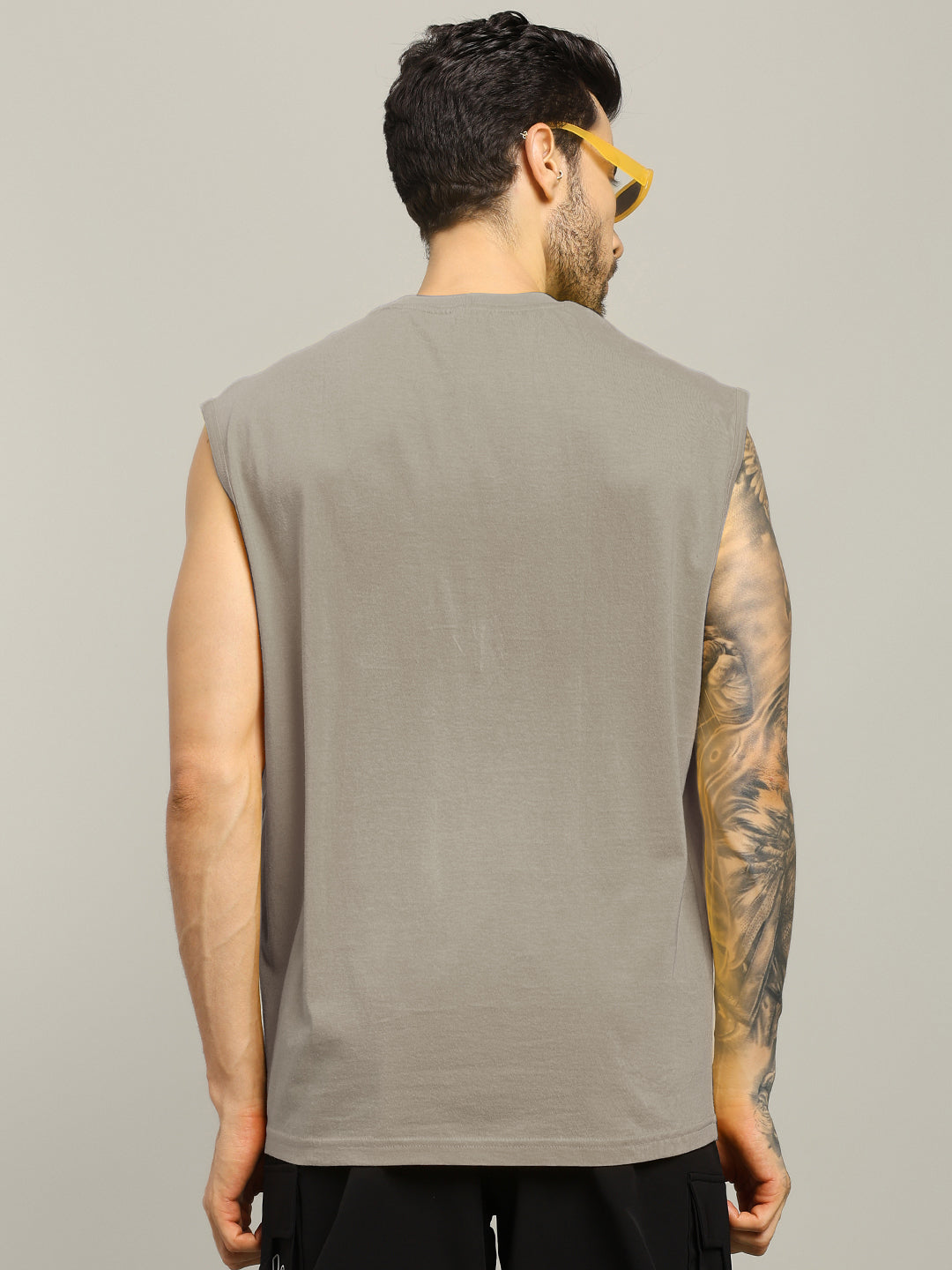 RYUJIN KAI PRINTED GYM T-SHIRT (GREY)
