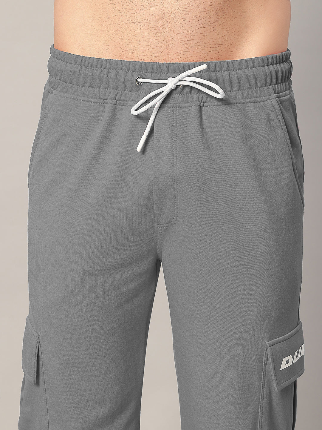 REDROIT 5 POCKET RELAXED FIT JOGGERS (GREY)