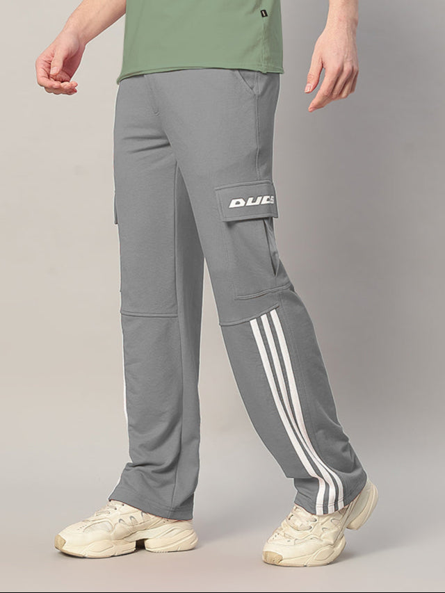 REDROIT 5 POCKET RELAXED FIT JOGGERS (GREY)