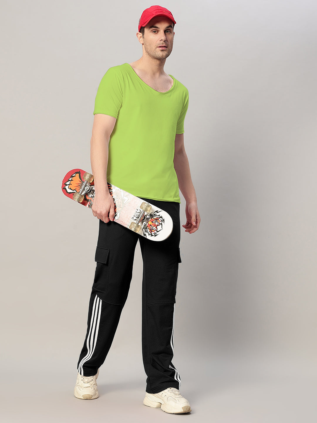 RICKY REGULAR FIT T-SHIRT (NEON GREEN)