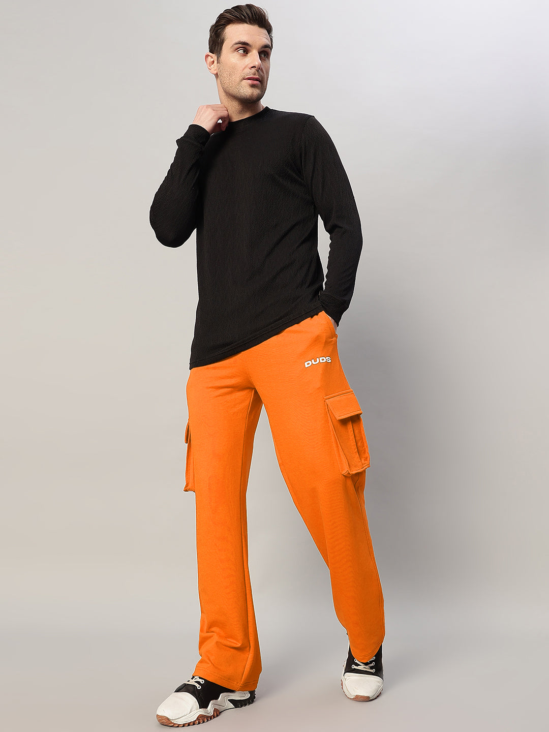 JESS 5 POCKET RELAXED FIT JOGGERS (ORANGE)