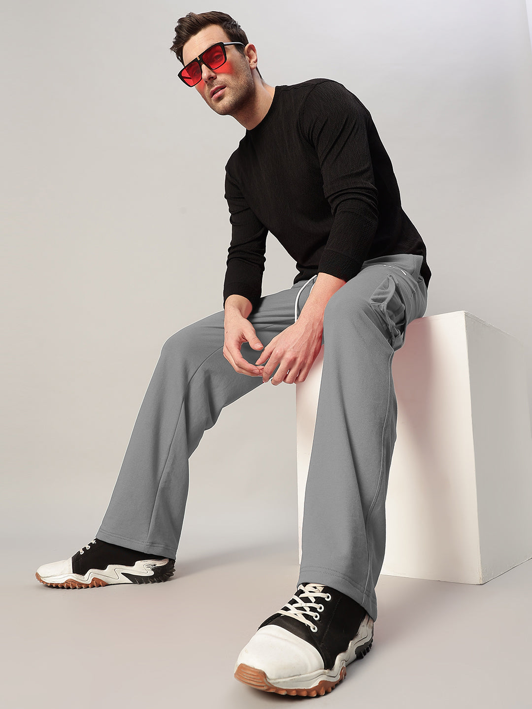 JESS 5 POCKET RELAXED FIT JOGGERS (GREY)