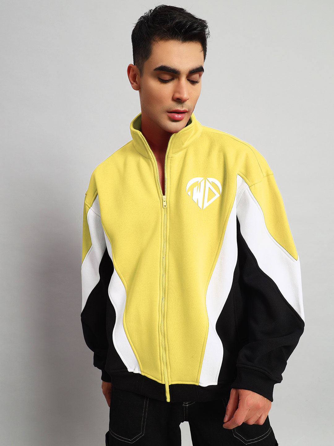 WD ALFA COLORBLOCK JACKET (YELLOW)