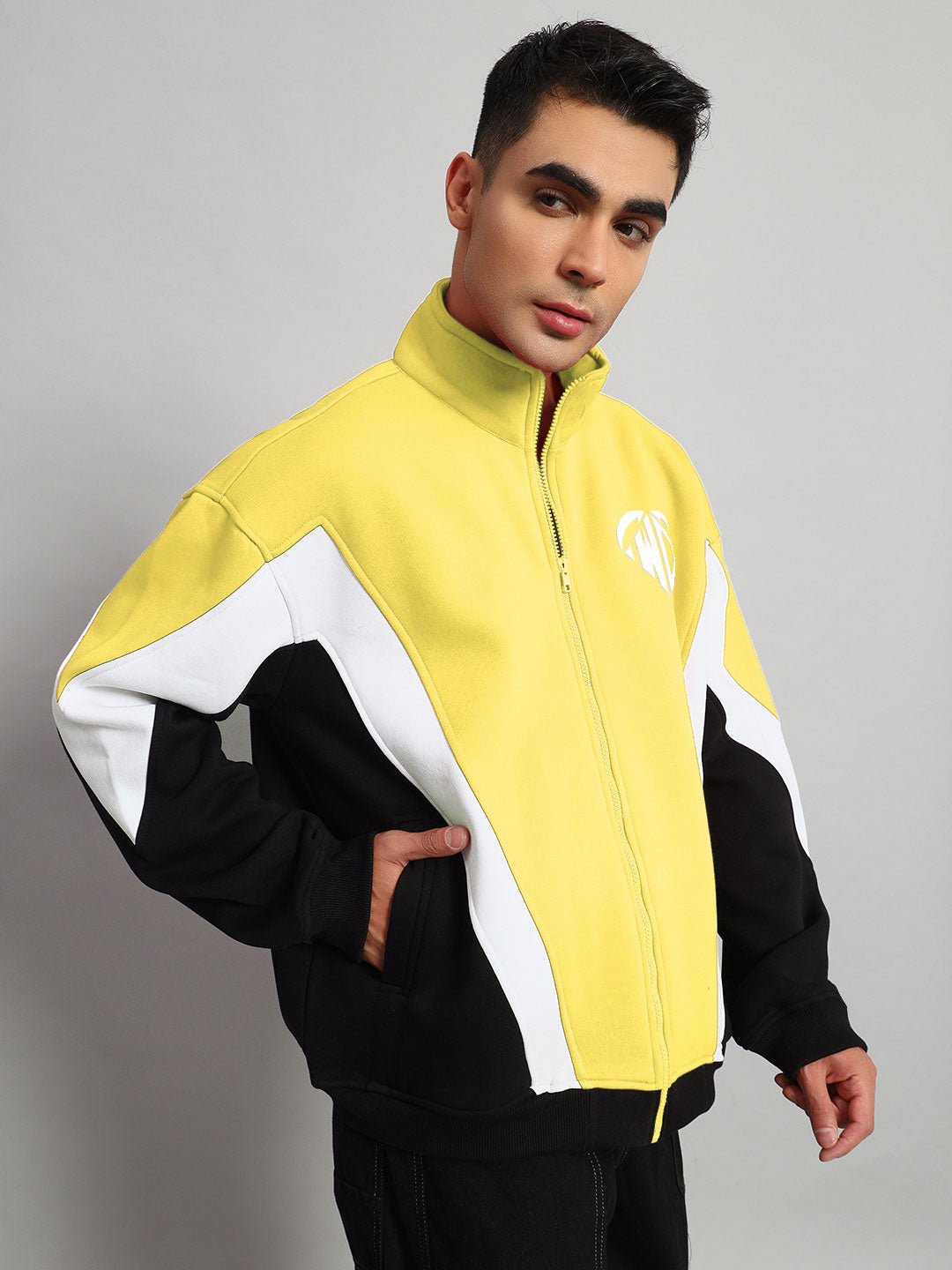 WD ALFA COLORBLOCK JACKET (YELLOW)
