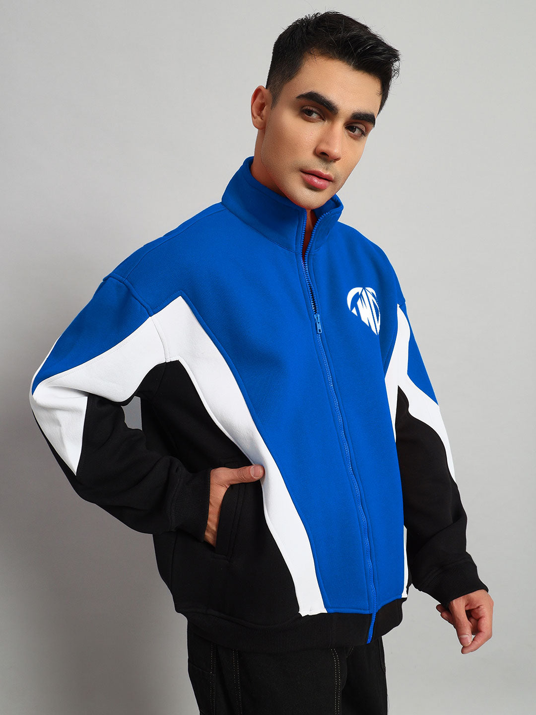 WD ALFA COLORBLOCK JACKET (BLUE)