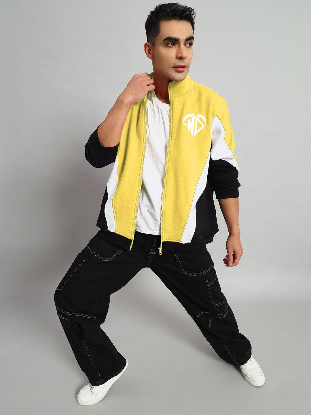 WD ALFA COLORBLOCK JACKET (YELLOW)