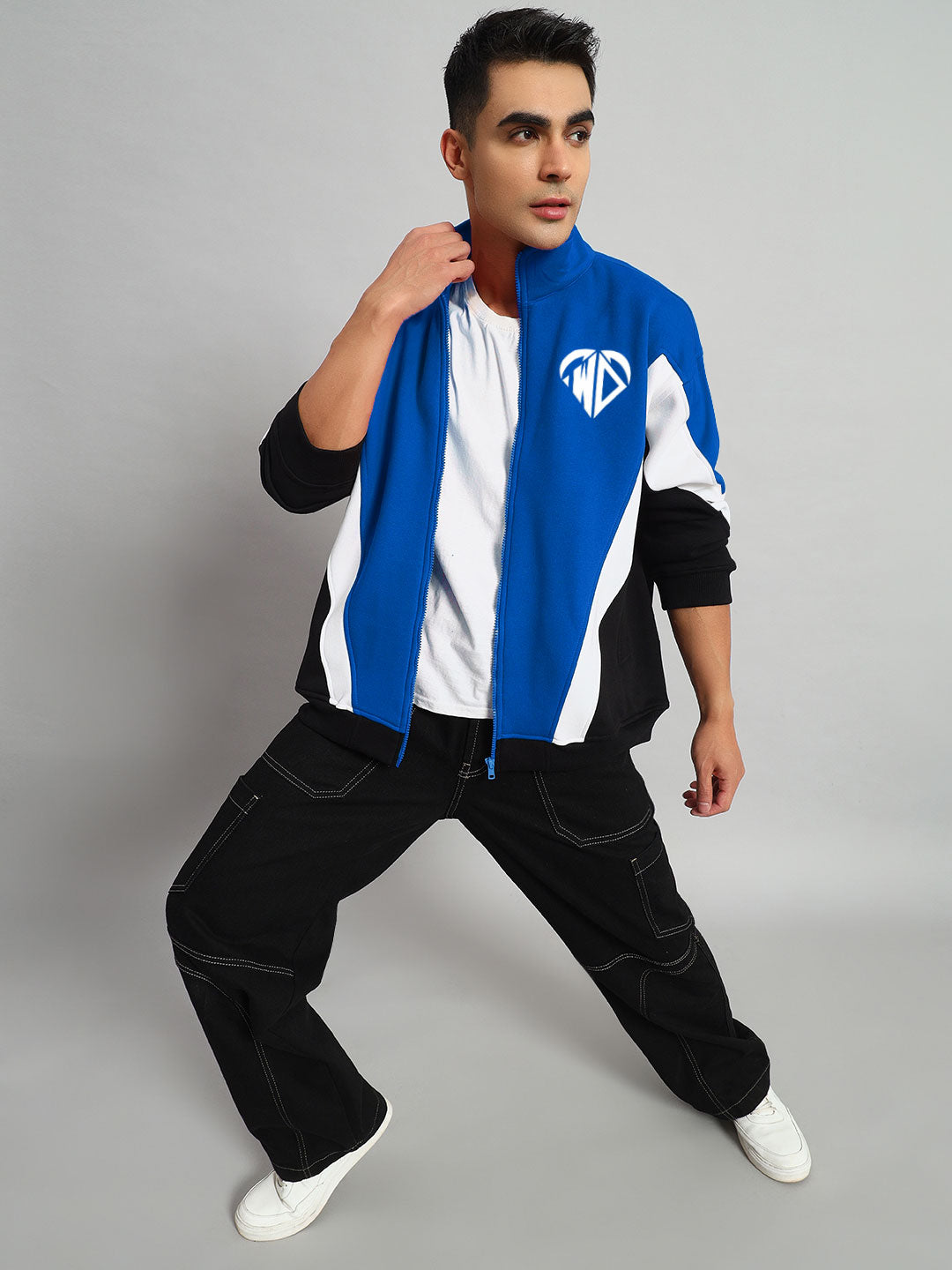 WD ALFA COLORBLOCK JACKET (BLUE)