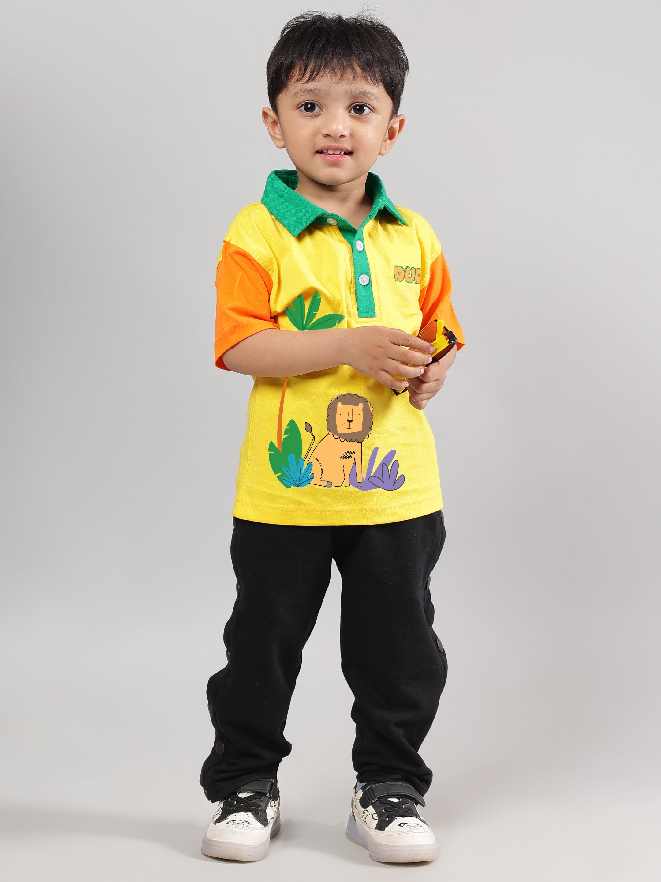 DIBRU CO-ORD FOR BOYS & GIRLS (YELLOW-BLACK)