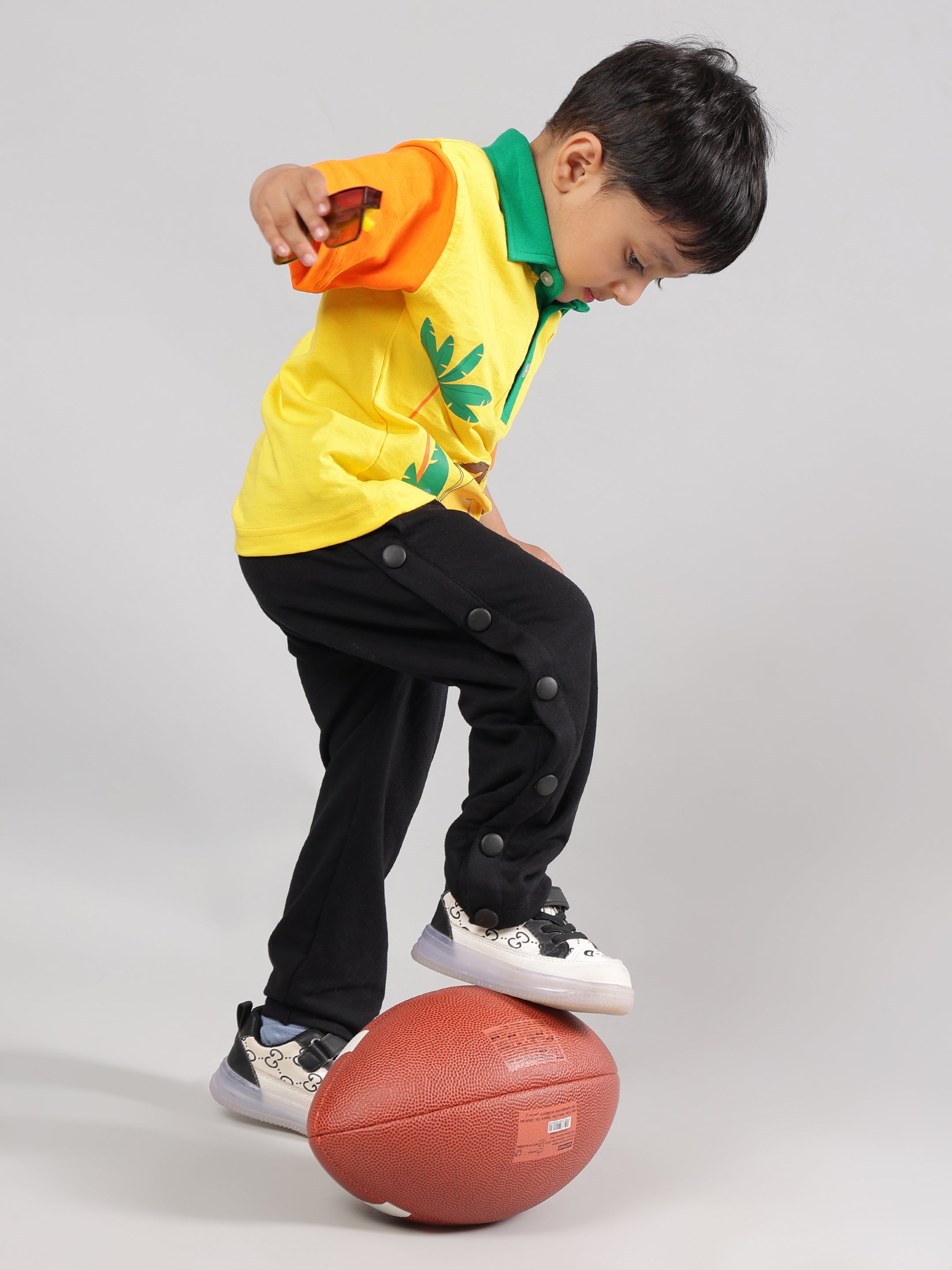 DIBRU CO-ORD FOR BOYS & GIRLS (YELLOW-BLACK)