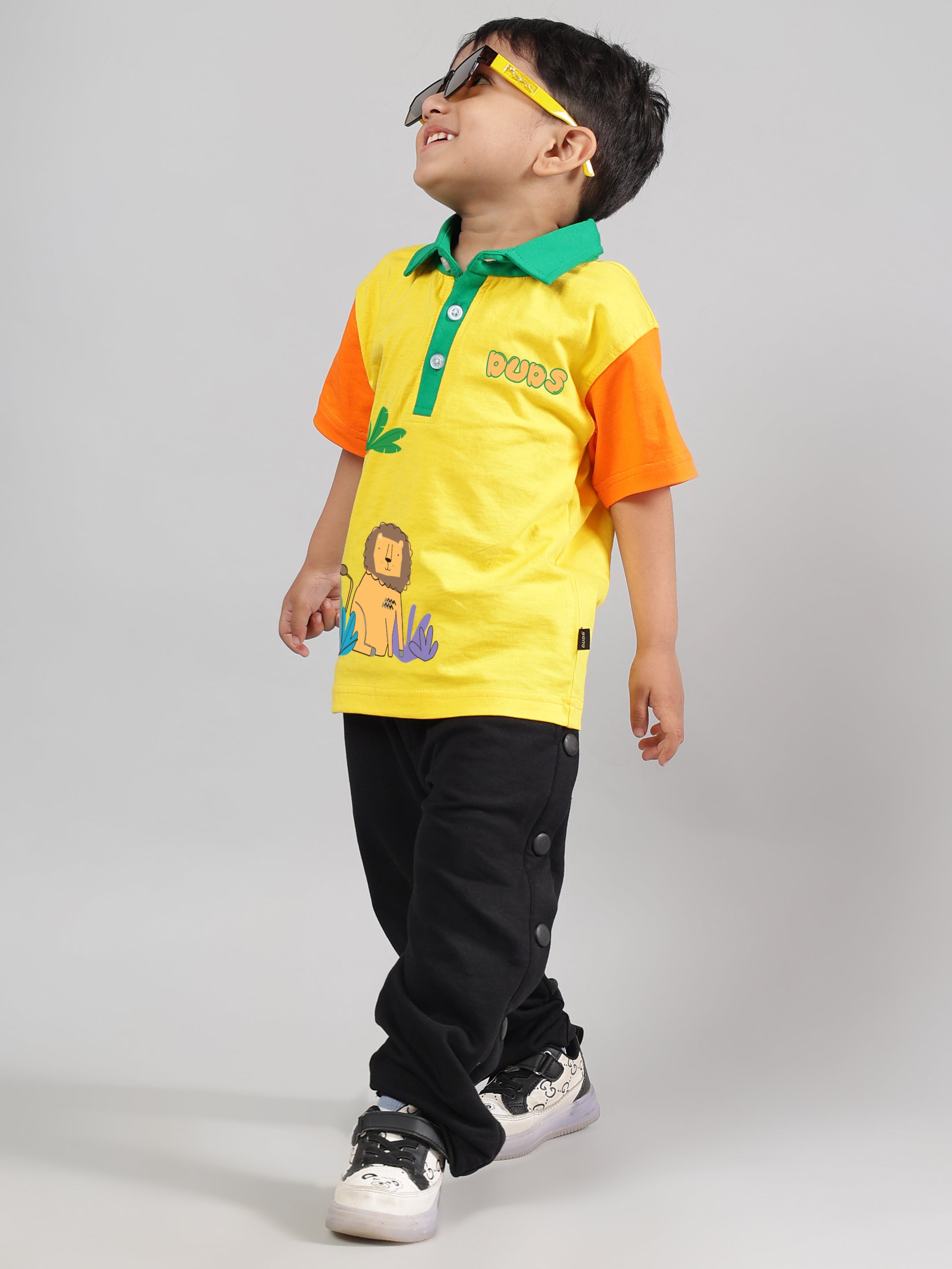 DIBRU CO-ORD FOR BOYS & GIRLS (YELLOW-BLACK)