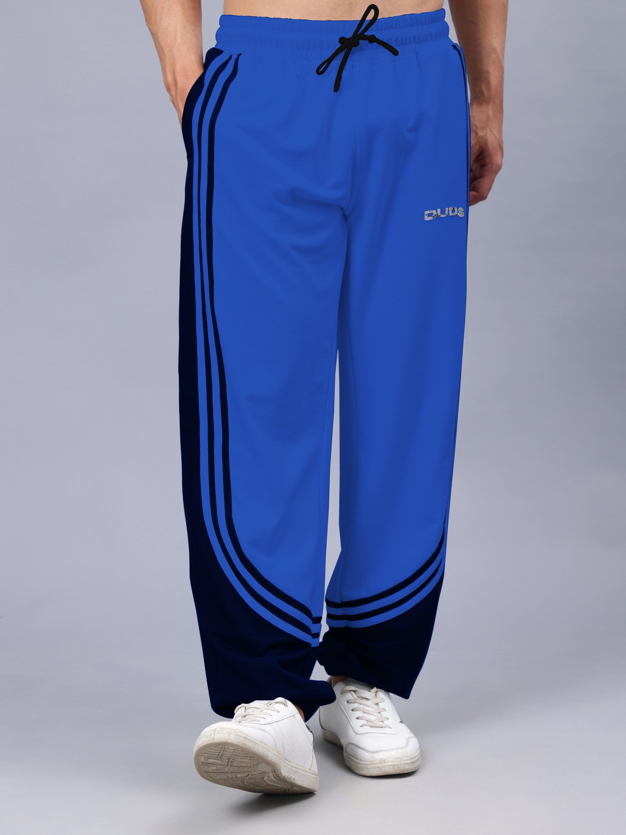 FRENZY CURVE CONTRAST JOGGERS (BLUE BLACK)
