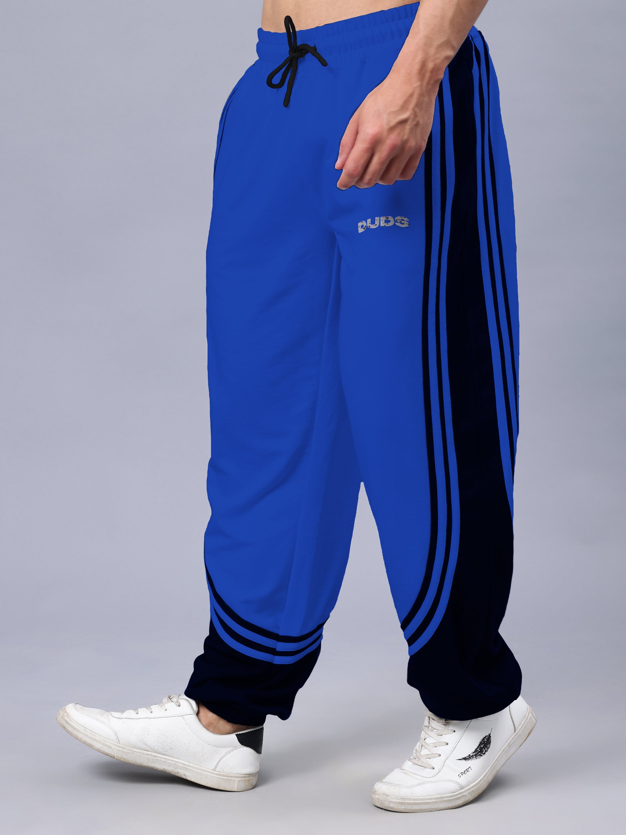 FRENZY CURVE CONTRAST JOGGERS (BLUE BLACK)