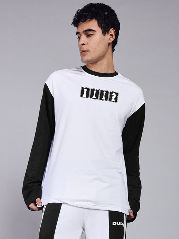 BALMY SWEATSHIRT (WHITE BLACK)