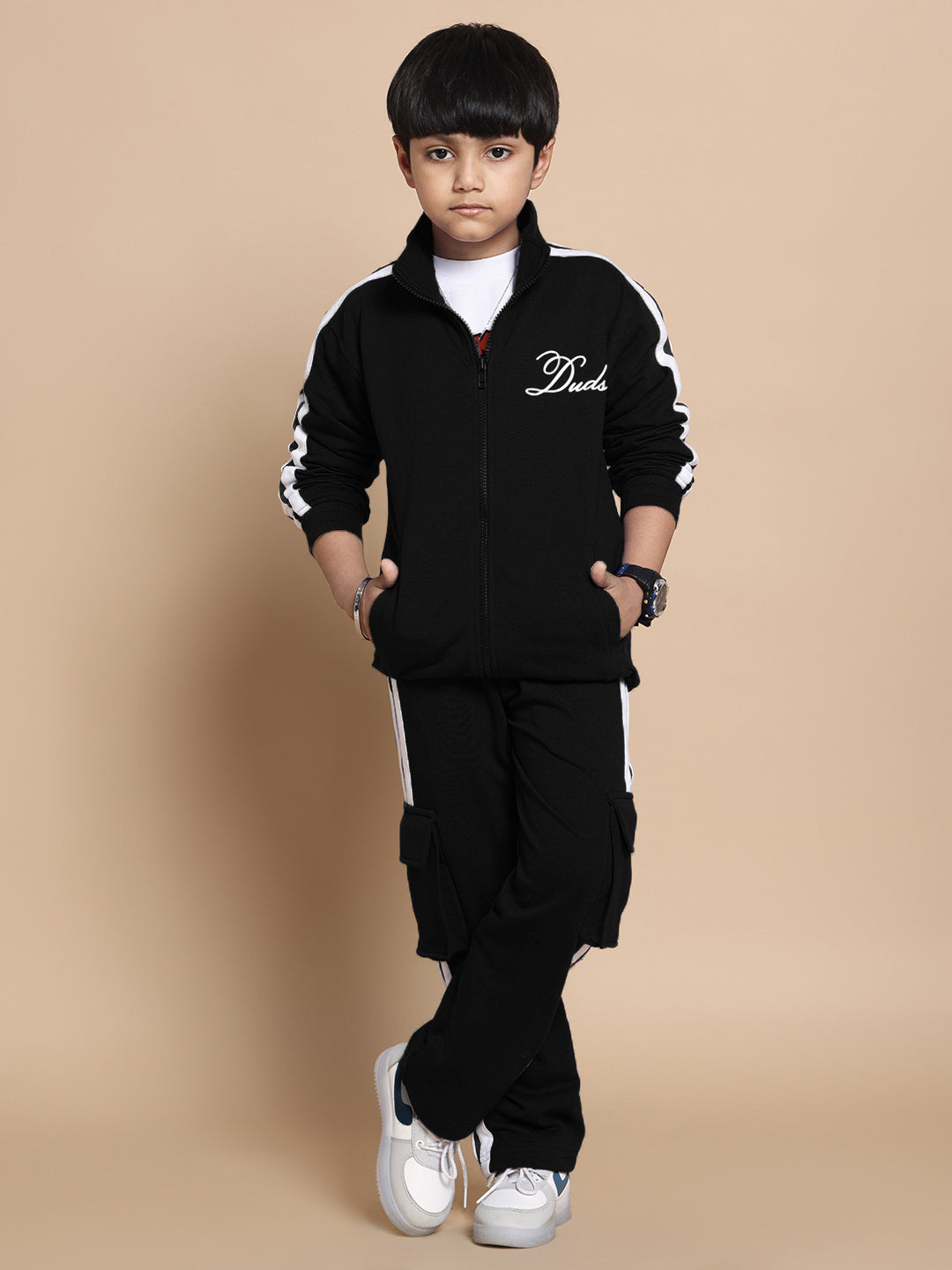 SCOTIA JACKET FOR BOYS & GIRLS (BLACK)