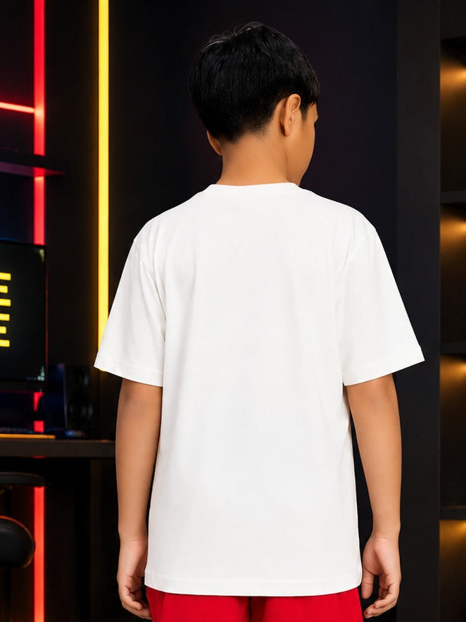 STAY KIND GRAPHIC T-SHIRT FOR BOYS GIRLS WHITE RED