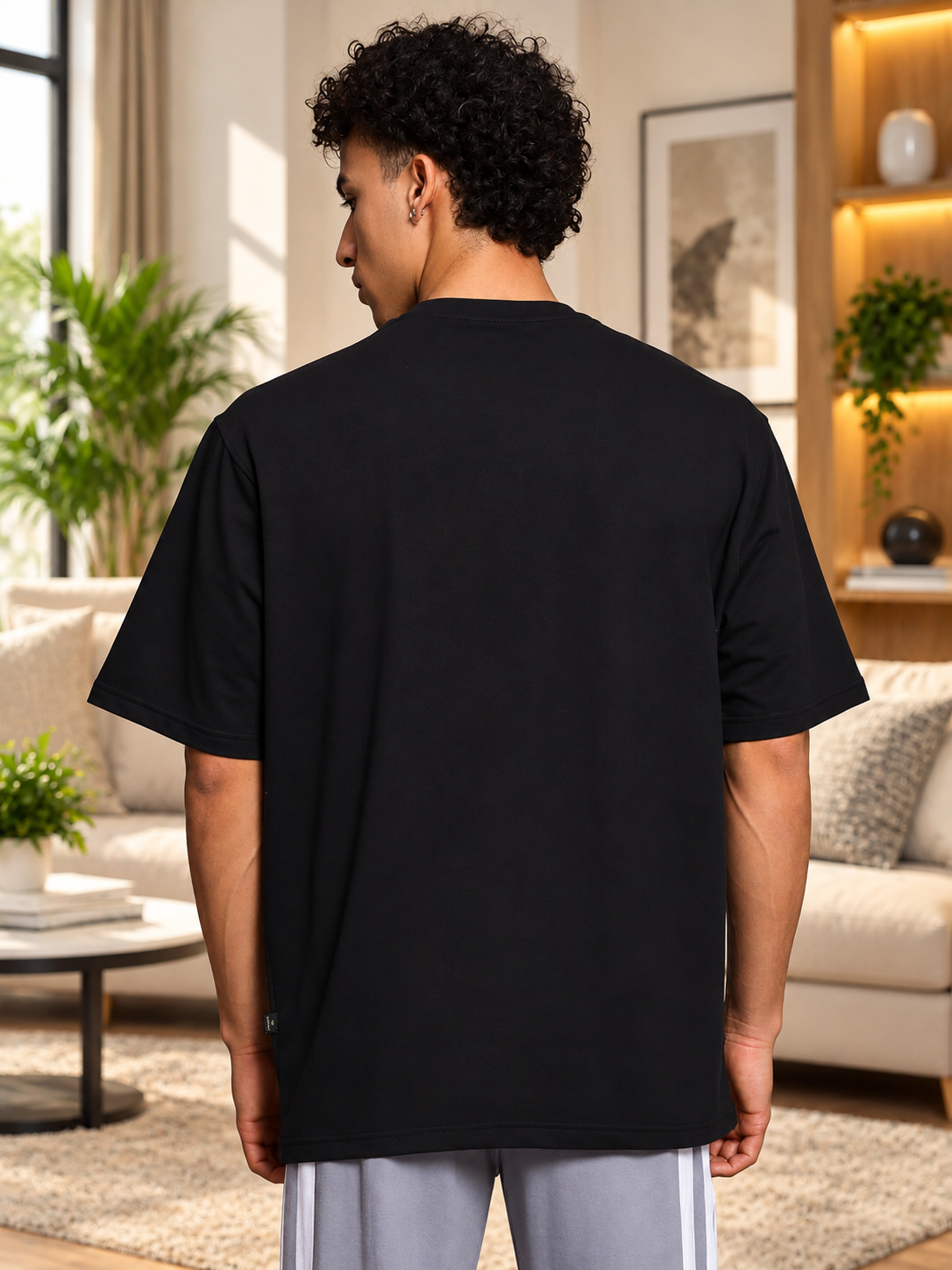 ALLONZO OVER-SIZED T-SHIRT BLACK