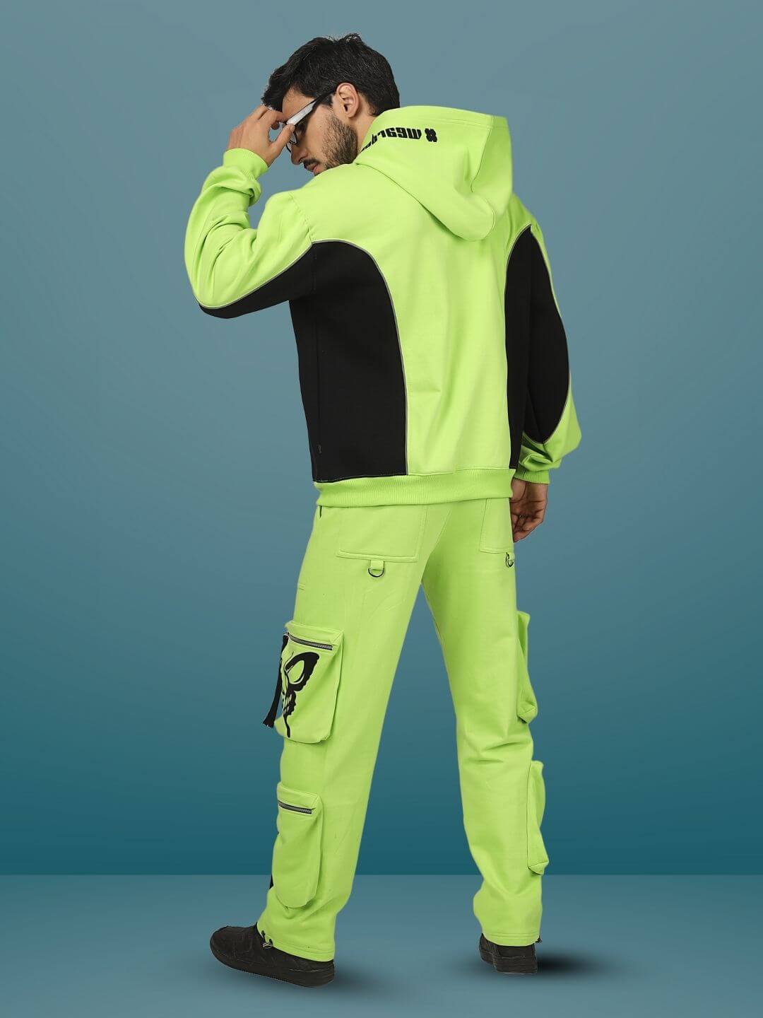 ART Reflector Co-Ord Set (Neon Green) - Wearduds