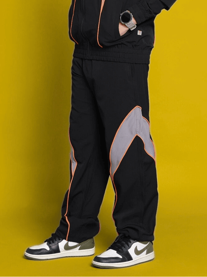BULLET RELAXED FIT CARGO FOR BOYS GIRLS BLACK - KIDS JOGGER