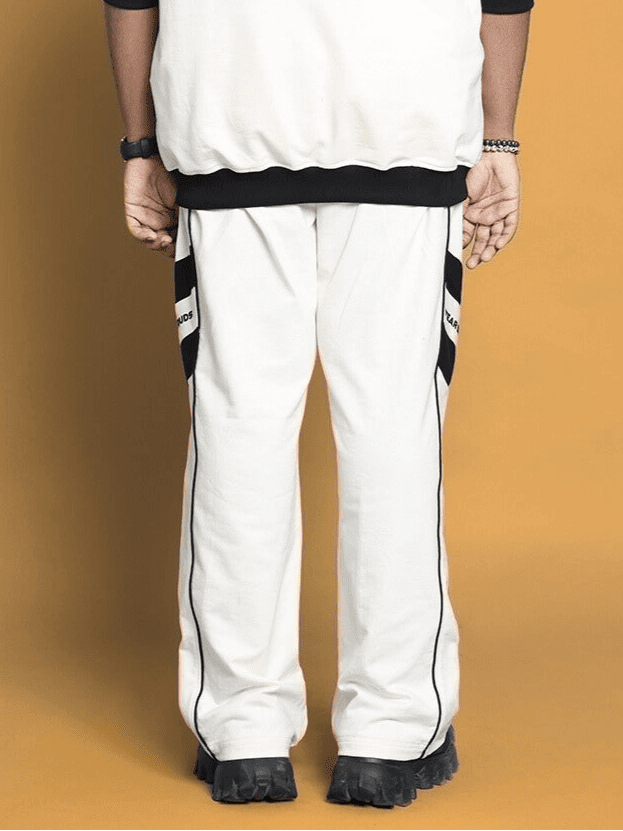 CALEDONIA JOGGERS OFF WHITE BLACK STRIPE - JOGGER