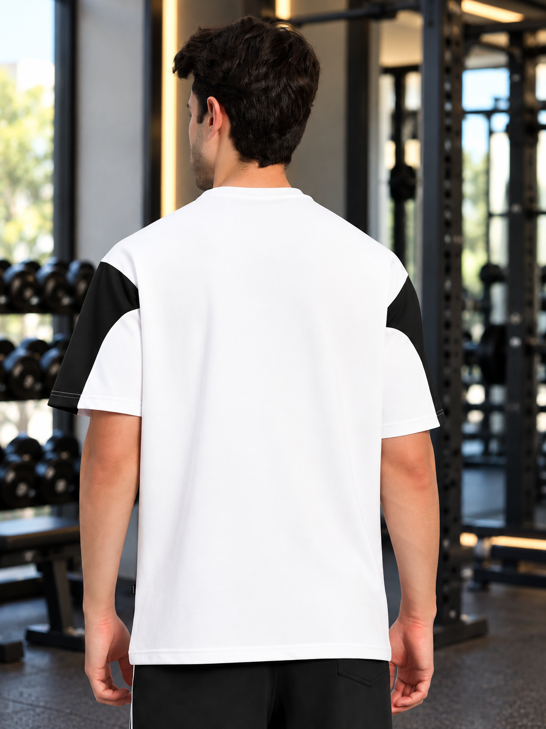 CANDOR OVER-SIZED T-SHIRT WHITE BLACK