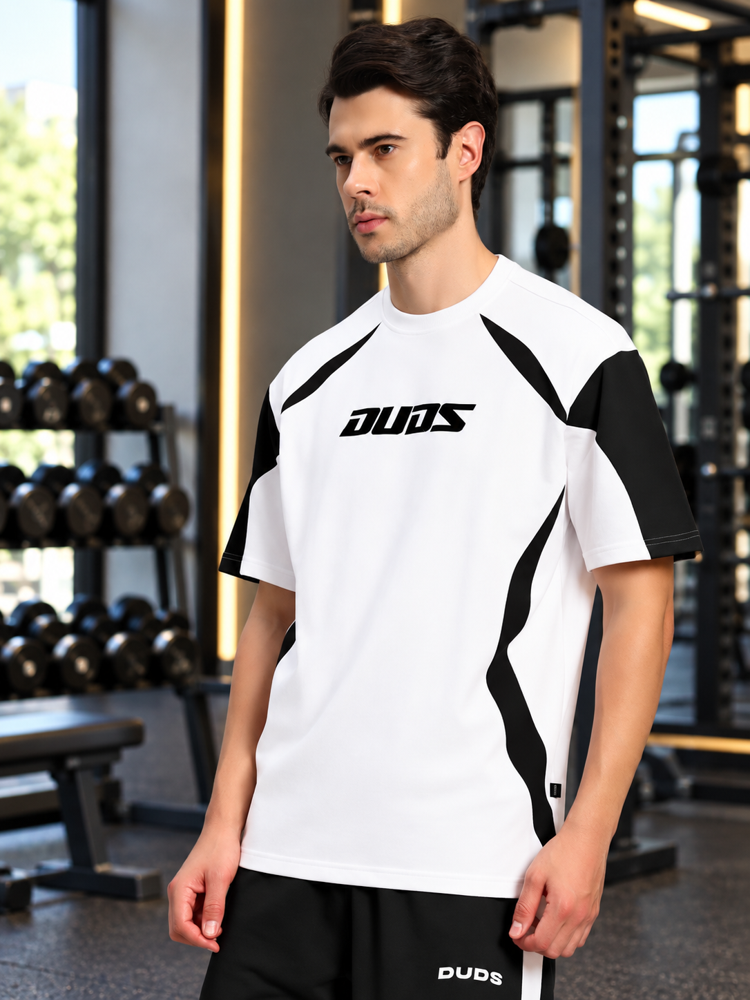 CANDOR OVER-SIZED T-SHIRT WHITE BLACK