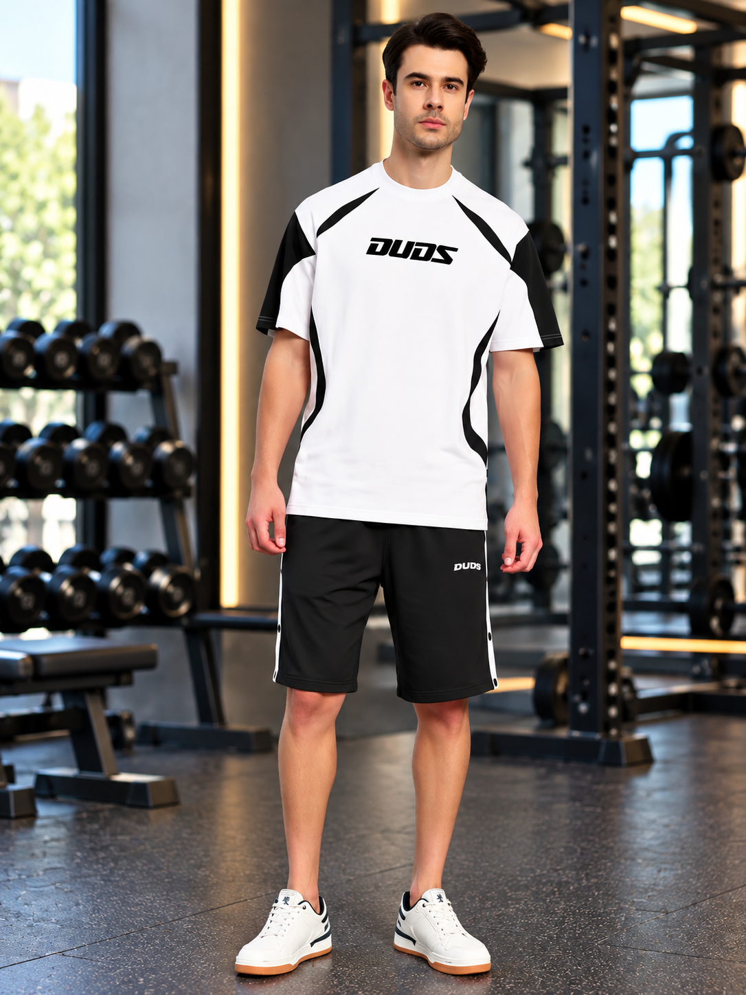 CANDOR OVER-SIZED T-SHIRT WHITE BLACK