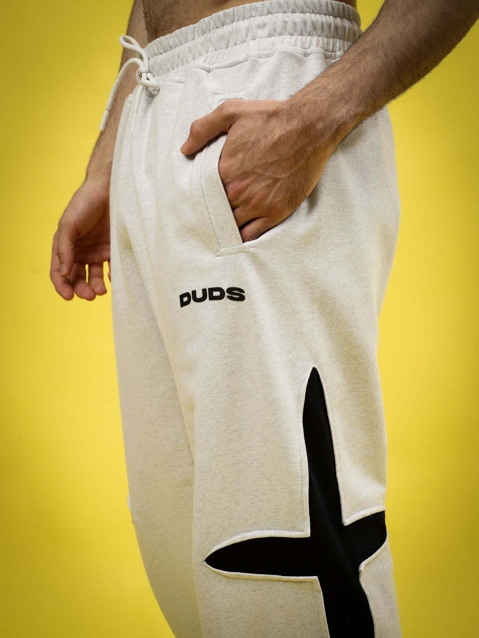 CROSSED STAR JOGGER LIGHT GREY - JOGGER