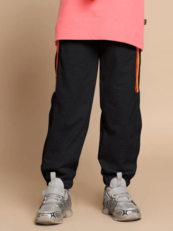 DUDS PRISM COLORFUL STRIPE JOGGER BOYS GIRL BLACK - KIDS JOGGER