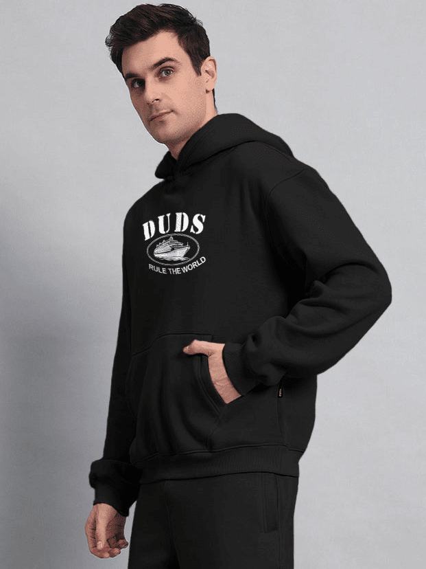 RULE THE WORLD OVERSIZED HOODIE BLACK - Hoodie
